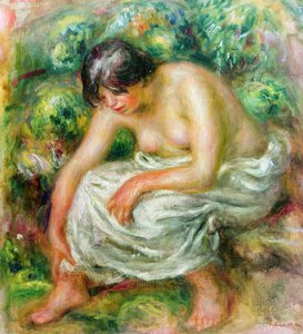 El tocador después del baño, 1915